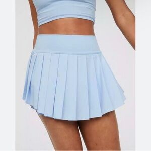 Aerie offline real me pleated high rise skirt (skort) size large